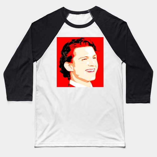 tom holland Baseball T-Shirt by oryan80